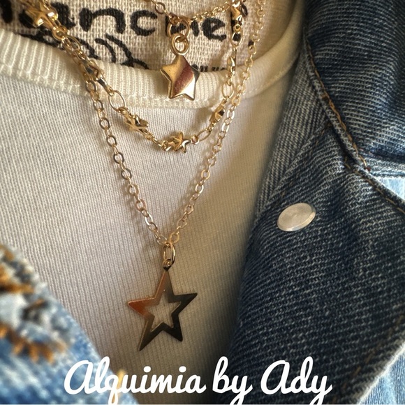Alquimia Gold Necklace Elegant and Timeless - Picture 1 of 1